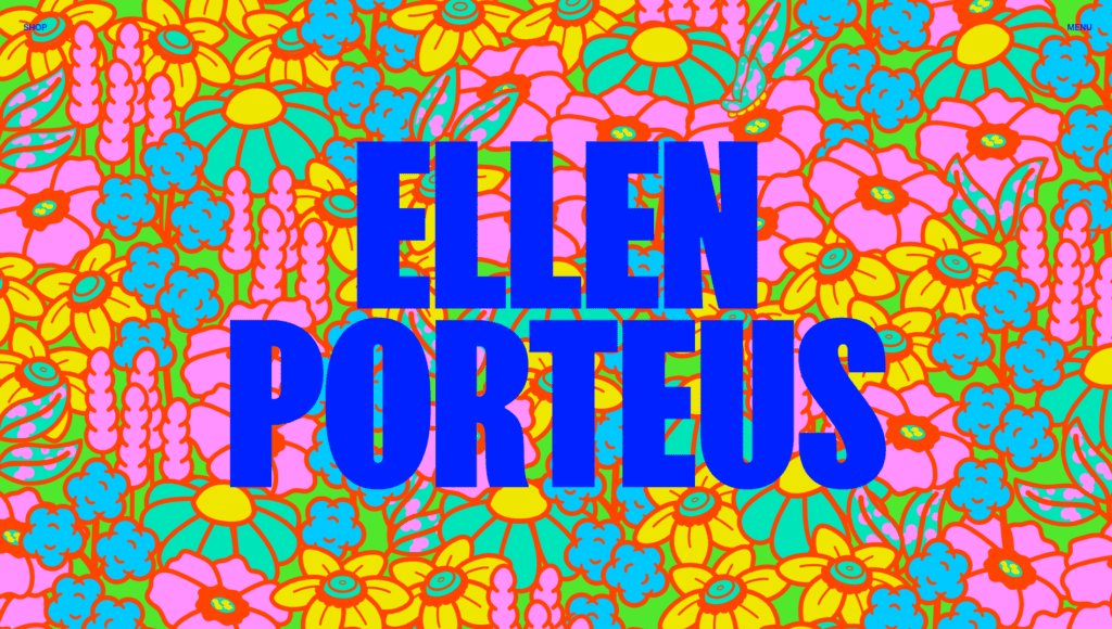 Ellen porteus website design screenshot