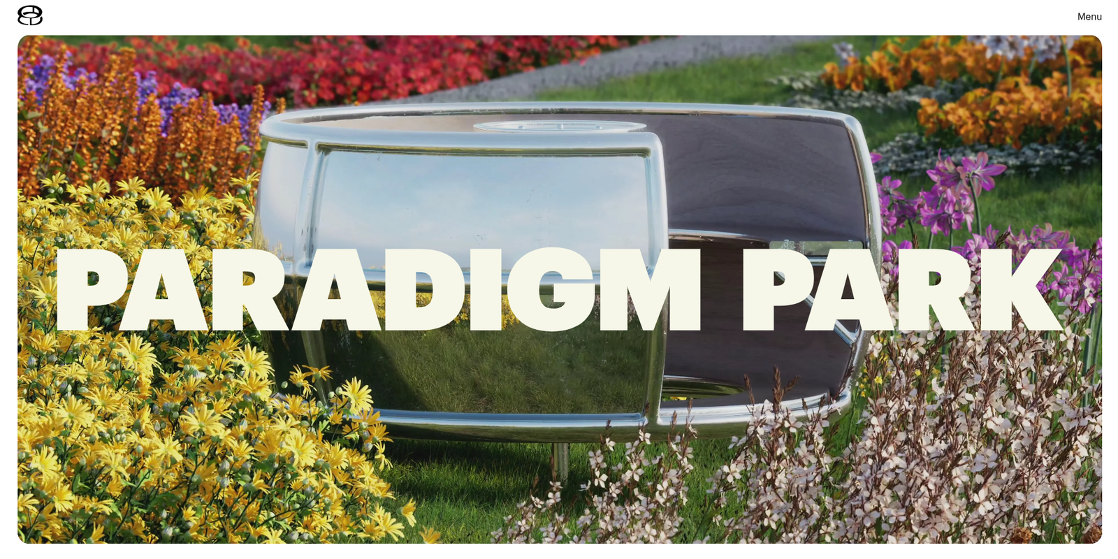 Paradigm park hero section