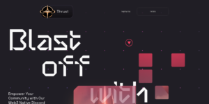 Thrust hero section